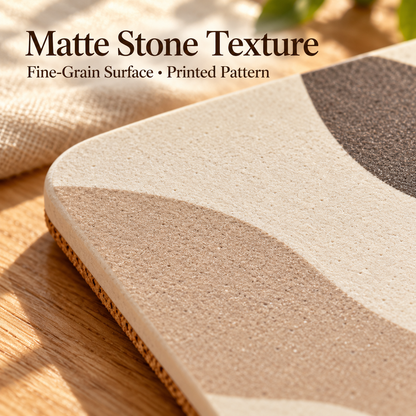 Abstract Geometric Stone Coasters