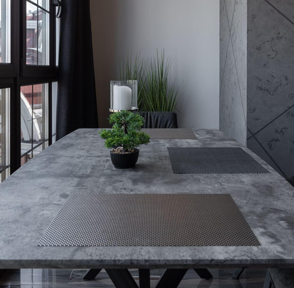 Light stone table