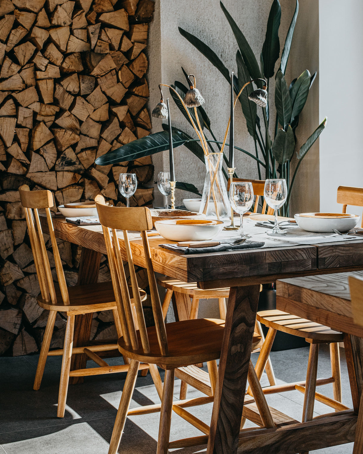 Wood table